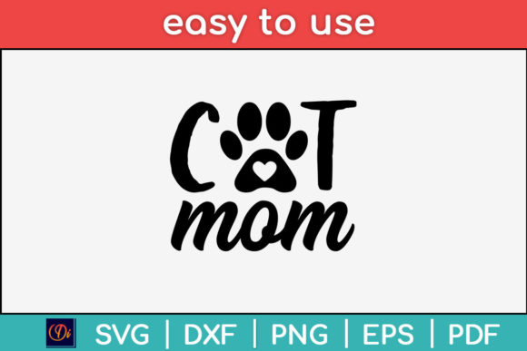 Cat Mom Paw Print Heart SVG Cutting File: A Designer’s Real-World Review