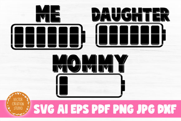 Mom Daughter Baby Battery SVG: A Designer’s Honest Review