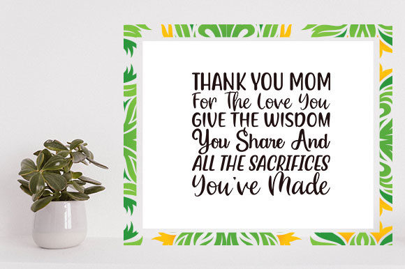 Mother s Day Svg Design: A Heartfelt Thank You Mom