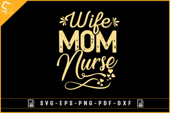 Wife Mom Nurse Tshirt Design Sublimation Review